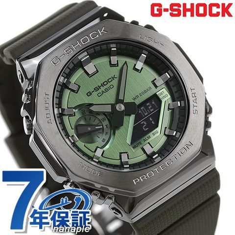G-SHOCK Gショック GM-2100 8角形 クオーツ メンズ 腕時計 GM-2100B-3ADR CASIO カシオ グリーン×ブラック