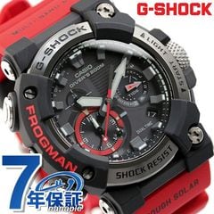 G-SHOCK Gショック 電波ソーラー マスターオブG フロッグマン メンズ 腕時計 GWF-A1000-1A4ER CASIO カシオ ブラック×レッド