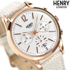 ヘンリーロンドン HENRY LONDON クロノグラフ ピムリコ 39mm メンズ 腕時計 HL39-CS-0442 ホワイト