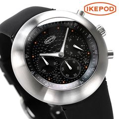アイクポッド 時計 クロノポッド 44mm クロノグラフ クオーツ メンズ 腕時計 IPC004SILB IKEPOD ブラック