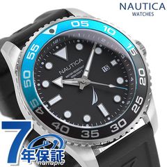 NAUTICA ノーティカ 時計 パシフィックビーチ 44mm 100防水 メンズ 腕時計 NAPPBF142 ブラック×グレー