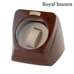 ロイヤルハウゼン ワインディングマシーン ウォッチワインダー 1本 巻き上げ ワインダー ワインディングマシン 時計ケース RH002 Royal hausen ブラウン