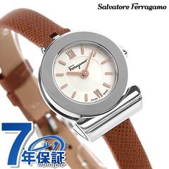 フェラガモ 時計 ガンチーニ 22mm スイス製 クオーツ レディース 腕時計 SF4301520 Salvatore Ferragamo シルバー×ブラウン