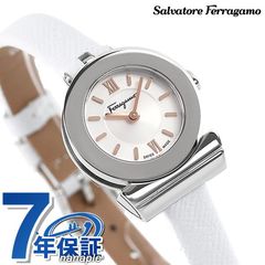 フェラガモ 時計 ガンチーニ 22mm スイス製 クオーツ レディース 腕時計 SF4301820 Salvatore Ferragamo シルバー×ホワイト