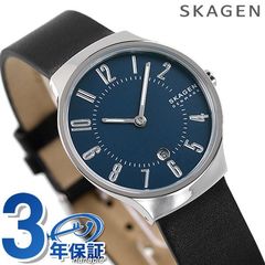 スカーゲン 腕時計 レディース SKAGEN 時計 グレーネン 28mm SKW2807 ブルー×ブラック