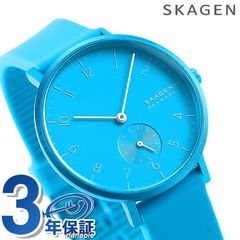 スカーゲン 腕時計 レディース アーレン 36mm スモールセコンド クオーツ SKW2818 SKAGEN ネオンブルー