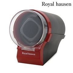 ロイヤルハウゼン ワインディングマシーン ウォッチワインダー 1本 巻き上げ ワインダー ワインディングマシン 時計ケース SR097RD Royal hausen レッド