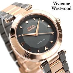 ヴィヴィアンウエストウッド 時計 モンタギュー 35mm レディース 腕時計 VV206RSGN Vivienne Westwood ガンメタル×ピンクゴールド