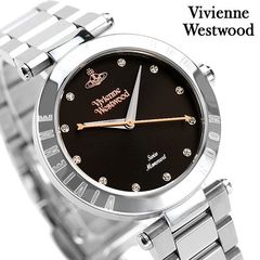 ヴィヴィアンウエストウッド 時計 モンタギュー 2 35mm クオーツ レディース 腕時計 VV206BKSL Vivienne ブラック