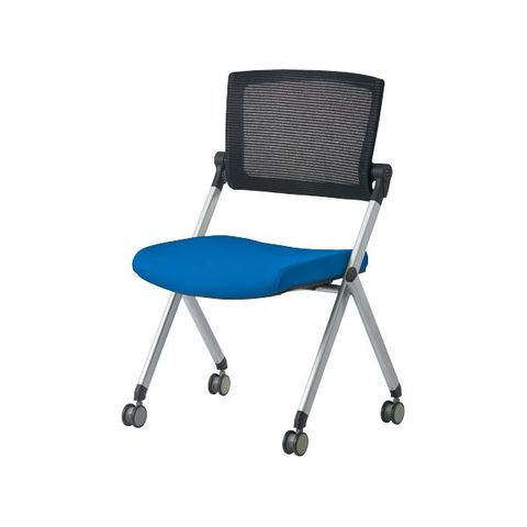 dショッピング |ジョインテックス 会議椅子(スタッキングチェア/ミーティングチェア) 肘なし 背メッシュ キャスター付き GK-90SM