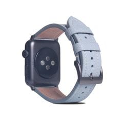 【SLG Design】アップルウォッチ バンド FULL GRAIN LEATHER BAND for Apple Watch 45/44/42mm パウダーブルー 【同梱不可】[▲][R]