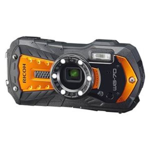 リコーイメージング 防水デジタルカメラ WG-70 （オレンジ） WG-70OR  オーディオ デジタルカメラ【同梱不可】【代引不可】[▲][TP] デジタルカメラ