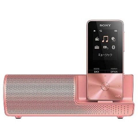 dショッピング |ソニー SONY デジタルオーディオプレーヤー WALKMAN S310シリーズ （ピンク／4GB） スピーカー付属 NW