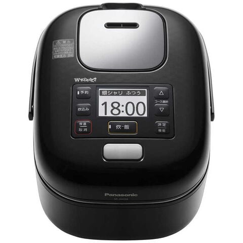 パナソニック　Panasonic　炊飯器 3合 Jconcept Jコンセプト Wおどり炊き 圧力IH シャインブラック　SR-JW058-KK 炊飯器
