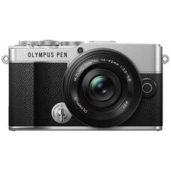 オリンパス OLYMPUS OLYMPUS PEN E-P7 14-42mm EZ レンズキット ミラーレス一眼カメラ シルバー ズームレンズ EP71442MMEZﾚﾝｽﾞｷｯﾄ