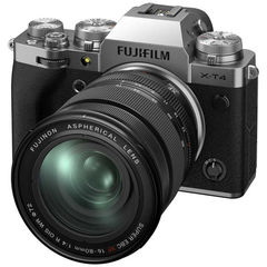 富士フイルム FUJIFILM ミラーレス一眼カメラ ＸＦ１６－８０ｍｍレンズキット ［ズームレンズ］ FX-T4LK-1680-S シルバｰ