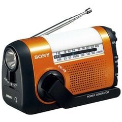 ソニー SONY 「ワイドＦＭ対応」ＦＭ／ＡＭポータブルラジオ（オレンジ） ICF-B09 DC