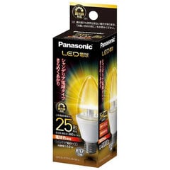 パナソニック Panasonic ＬＥＤ電球 クリア ［Ｅ１７／電球色／２５Ｗ相当／シャンデリア電球形］ LDC5L-E17/C/D/W/2