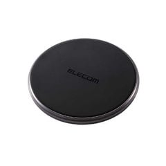 エレコム ELECOM Ｑｉ規格対応ワイヤレス充電器 １０Ｗ ５Ｗ Ｔｙｐｅ－Ｃ入力 卓上タイプ Ｔｙｐｅ－ＣメスＡＣ充電器付属 ブラック W-QA15BK