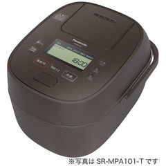パナソニック Panasonic 炊飯器 1升 可変圧力 おどり炊き 圧力IH ブラウン SR-MPA181-T