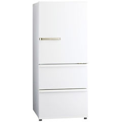 アクア AQUA 冷蔵庫 ３ドア 右開き ２７２Ｌ AQR-27K-W ウォームホワイト（標準設置無料）