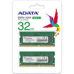ADATA 増設メモリ ノート用 DDR4-3200 PC4-25600 260PIN [SO-DIMM DDR4 /16GB /2枚] AD4S320016G22DTGN