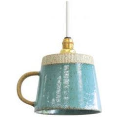 ビートソニック ライティングレール用照明 「ブランブラン 陶器カップ」 B26R17-10W 青