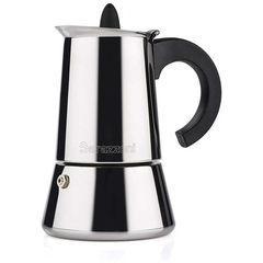 BARAZZONI ステンレス エスプレッソコーヒーメーカー(2カップ) LA CAFFETTIERE 830008002
