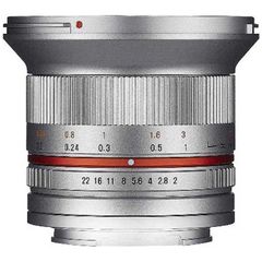 SAMYANG 交換レンズ 12mm F2.0 NCS CS APS‐C用(FUJIFILM Xマウント)(シルバｰ)