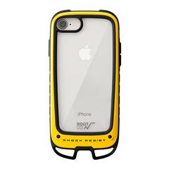 [iPhone 8/7専用]ROOT CO. Gravity Shock Resist Case +Hold. (イエロー)