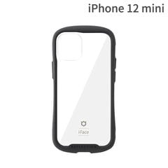 【予約 1月下旬入荷予定】iPhone 12 mini 専用 iFace Reflection強化ガラスクリアケース (ブラック) スマホケース アイフェイス 12mini 透明 クリアケース 耐衝撃