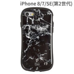 [iPhone 8/7/SE専用] SE第2世代 iphoneSE2 iFace First Class Marbleケース(ブラック)
