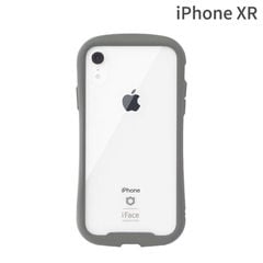 iPhone XR ケース iFace Reflection 強化ガラス クリア ケース (グレー)【 iface 透明 アイフェイス アイフォン XR カバー iPhoneXRケース 】