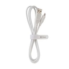 iFace ライトニングケーブル USB-A 1.2m(ホワイト) [MFi取得品] 充電ケーブル iPhone アイフォン