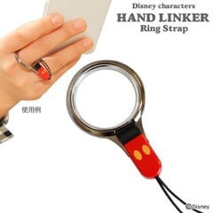 【HandLinker】ディズニーキャラクターベアリングストラップ（ミッキー）