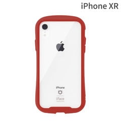 iPhone XR ケース iFace Reflection 強化ガラス クリア ケース (レッド)【 iface 透明 アイフェイス アイフォン XR カバー iPhoneXRケース 】