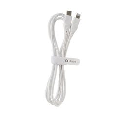 iFace ライトニングケーブル USB-C 1.2m(ホワイト) [MFi取得品] 充電ケーブル iPhone アイフォン