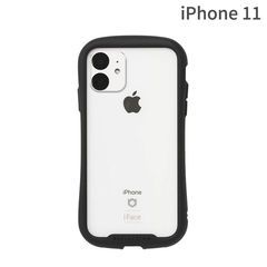 [iPhone 11専用]iFace Reflection強化ガラスクリアケース(ブラック)