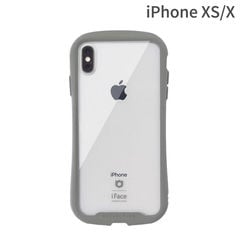 iPhone xs iphone X スマホケース iFace Reflection 強化ガラス クリア ケース (グレー)【iface 透明 アイフェイス カバー アイフォンXS】