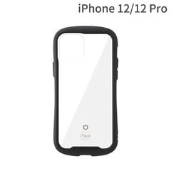 [iPhone 12/12 Pro専用]iFace Reflection強化ガラスクリアケース(ブラック) 【 スマホケース iphone12 ケース iphone12pro 耐衝撃 クリアケース 】