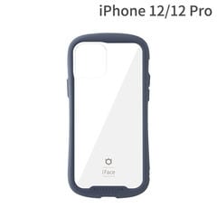 [iPhone 12/12 Pro専用]iFace Reflection強化ガラスクリアケース(ネイビー)【 スマホケース iphone12 ケース iphone12pro 耐衝撃 クリアケース 】