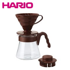 ハリオ V60 コーヒーサーバー 02セット HARIO ブラウン har0004-1