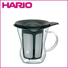 ハリオ ワンカップティーメーカー ブラック 茶こし付き！ HARIO har2021-1