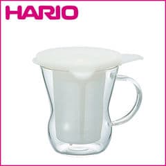 ハリオ ワンカップティーメーカー ホワイト 茶こし付き！ HARIO har2021-2