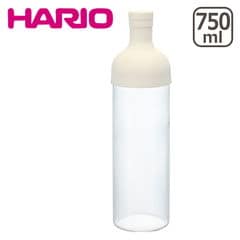 ハリオ フィルターインボトル 750ml 水出し お茶ボトル オフホワイト HARIO har2061-3