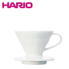 ハリオ V60 透過ドリッパー 01 セラミックW（磁器）2杯用 ホワイト VDC-01W HARIO har1013