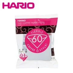 ハリオ V60用ペーパー フィルター 酵素漂白01袋 100枚入り （2杯用）VCF-01-100W HARIO har1072
