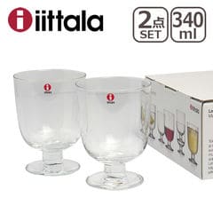 イッタラ レンピ （Lempi）Glass グラス 2個セット 340ml クリアー フィンランド iittala ita7200-c000