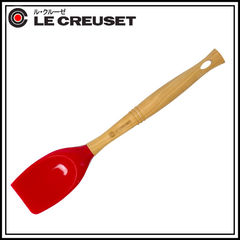 ルクルーゼ （ル・クルーゼ） グルメスパチュラVS（スプーン型） チェリーレッド Le Creuset シリコン lecn0403-12