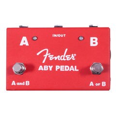 Fender 2-Switch ABY Pedal Red ラインセレクター